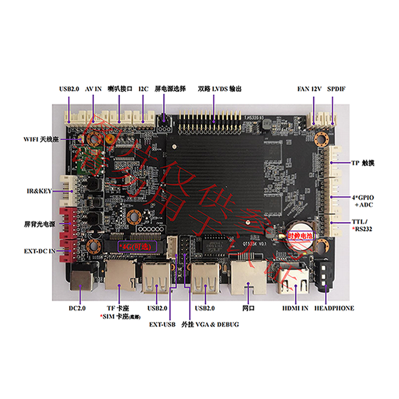 QT535K  商顯主板
